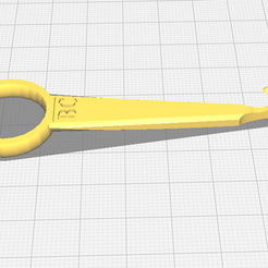 Retainer_Tool.png Fichier STL Outil de retrait de l'aligneur (impression en place)・Plan imprimable en 3D à télécharger