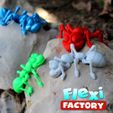 Ant11.jpg STL file Cute Flexi Print-in-Place Ant・3D print object to download, FlexiFactory