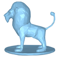 model-1.png Lion Low Poly NO.1