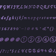 2.png 3D Curly Letters, Alphabet, Numbers, Symbols, Special Characters, and Signs