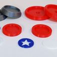 CapAmerica1.jpg Archivo STL YOYO Captain America・Modelo para descargar y imprimir en 3D