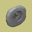 cosmic 5.png Runa Cósmica - Runescape - Chaveiro STL
