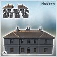 2.jpg Modern multi-story building with tiled roof and multiple chimneys (17) - Modern WW2 WW1 World War Diaroma Wargaming RPG Mini Hobby