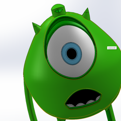 Screenshot-31-a.png Archivo 3MF Llavero Wazowski・Modelo de impresión 3D para descargar