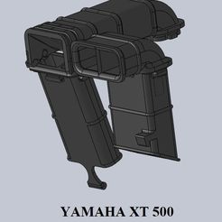 Entrées-air-Moto-Yamaha-500-XT.jpg Air filter inlet Yamaha 500 XT