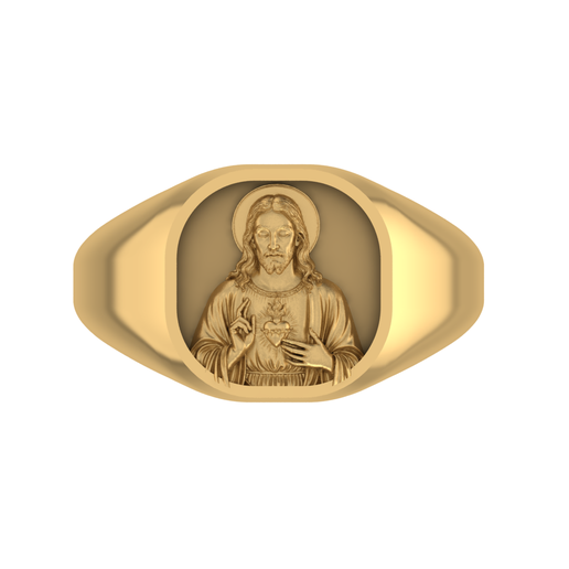 anillo corazon de jesus