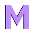 M.STL 3D font "Keep Calm" | Police 3D