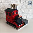 003B.jpg POTTER INSPIRED TOON TRAIN MONEY BANK/NIGHT LIGHT