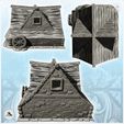 4.jpg Wooden roofed mill with water wheel and floor (17) - Medieval Feudal Old Archaic Saga 28mm 15mm