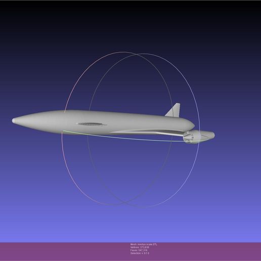 ️ ESA Invictus Hypersonic Spaceplane Model・ STL File for 3D printing・Cults