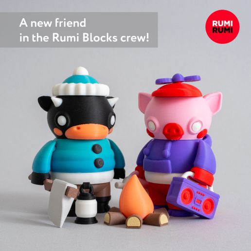 Taggy_Funky_Street-Pig_Toy_by_Rumi_Rumi_06-2.jpg Taggy Funky Street Pig –  Rumi Blocks Stackable Toy