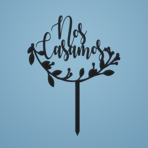 TOPPER WE GOT MARRIED - 3D model önizlemesi