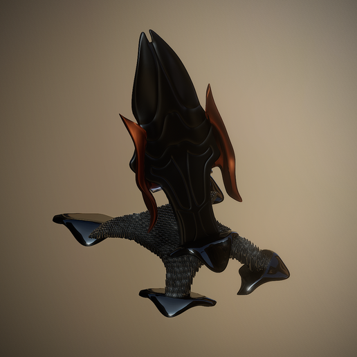 Functional Futuristic mobile holder 3D model