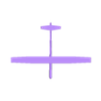 X-Glider-MkII-stl_024wingsReinforced.stl Lightweight Indoor Glider Experimental