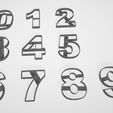 numeracion completa.jpg Numbering from 0 to 1/Numbering from 0 to 1 - Cookie cutter - cookie cutter