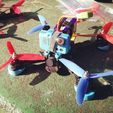 7b2c9a75df3acc2f6257badba876325c_display_large.JPG Free STL file Fpv Racing RR210 Frame - Gopro Action Camera Holder・Model to download and 3D print