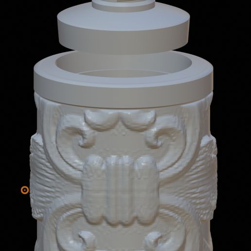 Screenshot_2024-10-20-04-34-19-791_com.stephaneginier.nomad.jpg Baroque Style Embossed Cylindrical Containers with Threaded Cap for 3D Printing