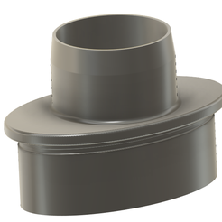 ortho.png Dust Collector Adaptor 2.5" to 3.94" ' oval
