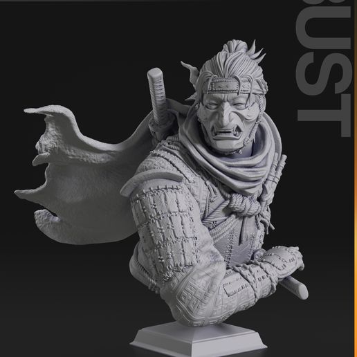 Bust-02.jpg Jin Sakai - El fantasma de Tsushima