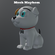 STL-File-3.png Mesh Mayhem Cute Garden Puppy STL File