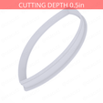 Almond~5.25in-cookiecutter-only2.png Almond Cookie Cutter 5.25in / 13.3cm