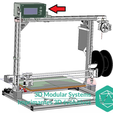 Boitier_Modulaire_Arduino_Ramps_2.5-4.png Electronic case for Arduino Mega 2560 + Ramps 1.4 + LCD 2004 - 3D Modular Systems