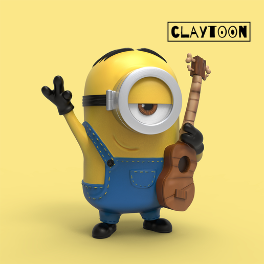 👹 Stuart the Minion, 3d printable figure・ STL File for 3D