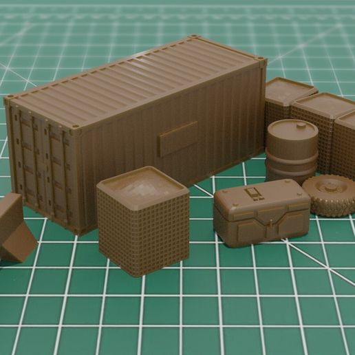 📦 Wargame Clutter Scenery Collection・ 3D File for 3D printing・Cults