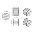 ACC-13_Cable_Drums_Dimensions.png Kit tamburo/avvolgicavo 1:64
