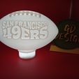 IMG_20231211_173325537.jpg San Francisco 49ers 3D WAVE NFL FOOTBALL TEALIGHT