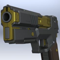 UPDATE3-3.jpg Файл 3D Cyberpunk 2077 - Militech M-76E Omaha Pistol・Дизайн 3D принтера для загрузки