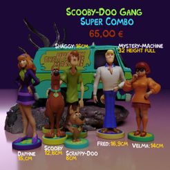 Scooby_Gang_euro.jpg 3D file Super-Combo- Scooby-Doo Gang・3D print design to download