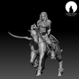 7.png Emillen - The Aes Sidhe Hero Female  (Mounted, without helmet)