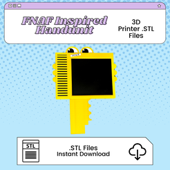 Handunit.png Handunit 3D Print File Inspired by Five Nights at Freddy's | STL for Cosplay