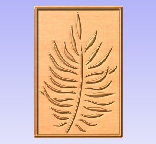 Leaf Wall Panel - 3D model önizlemesi