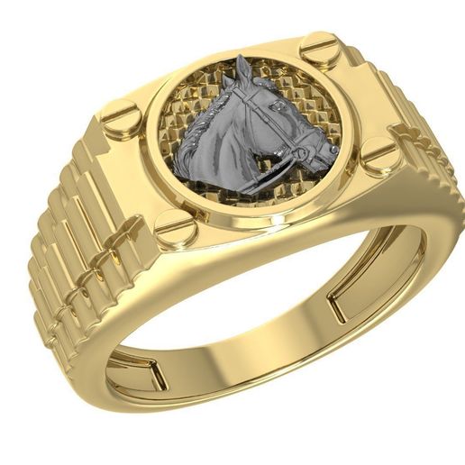 Horse Ring 3D print model 3D model