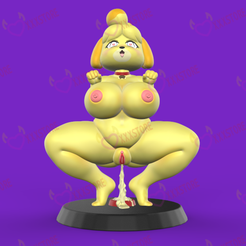 ISABELLE-1.png Файл OBJ ГОРЯЧАЯ ПУХЛЕНЬКАЯ ИЗАБЕЛЬ・Модель 3D-принтера для загрузки