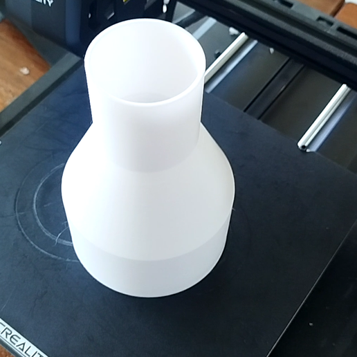 Universal, customizable pipe reducer/adapter FreeCAD and 3D printing - 3D model önizlemesi