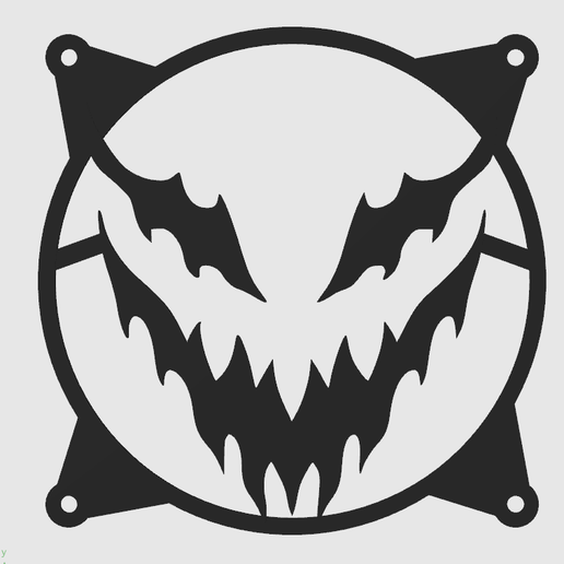 120mm Fan Grille Demon Edition