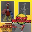 WOODY-WOODPECKER-CULT-3D-v2.jpg Woody Woodpecker Articulated 1940s