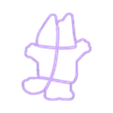 bluey_cont.stl BLUEY COOKIE CUTTER