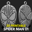 3d_spider_man_pendant_Handmade-Jewelry_Sterling-Silver-Necklace_Gemstone-Pendant_Custom-Jewelry_Boho.png Spider-Man Mask Fanart Pendant STL File for 3D Printing 3D Print Model
