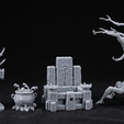Props2b.png FREE Props Dead Tree – Fantasy Miniatures (32mm STL for Tabletop RPG)