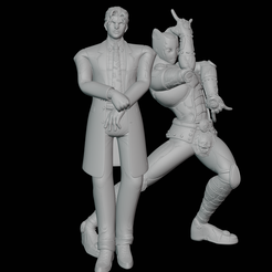 Kira.png STL file Yoshikage Kira / Killer Queen Jojo Figures・3D printable model to download, xandarianbird