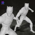 00.jpg Black Panther Action Figures Custom 3D Print Model