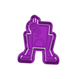 model.png Robot (7)  CUTTER AND STAMP, COOKIE CUTTER, FORM STAMP, COOKIE CUTTER, FORM