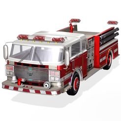 0.jpg TRUCK FIRE CAR FIRE FIREFIGHTER FIELD COUNTRYSIDE WITH LADDER HOSE WHEEL TIRE COMBAT WAR FIREMAN