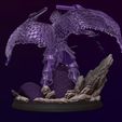 ZBrush Movie_028.jpg sasuke avec susanoo et aoda statue en impression 3d - naruto shippuden