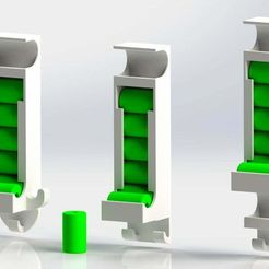 FinalRender.jpg STL-Datei Wandmontierter Doggo Caddy・Design für 3D-Drucker zum herunterladen