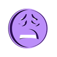 Emoji_Sad_OogiMe.STL Emoji Ausstechform